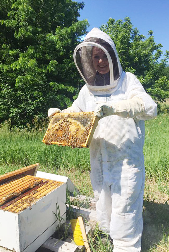 Ashley beekeeping