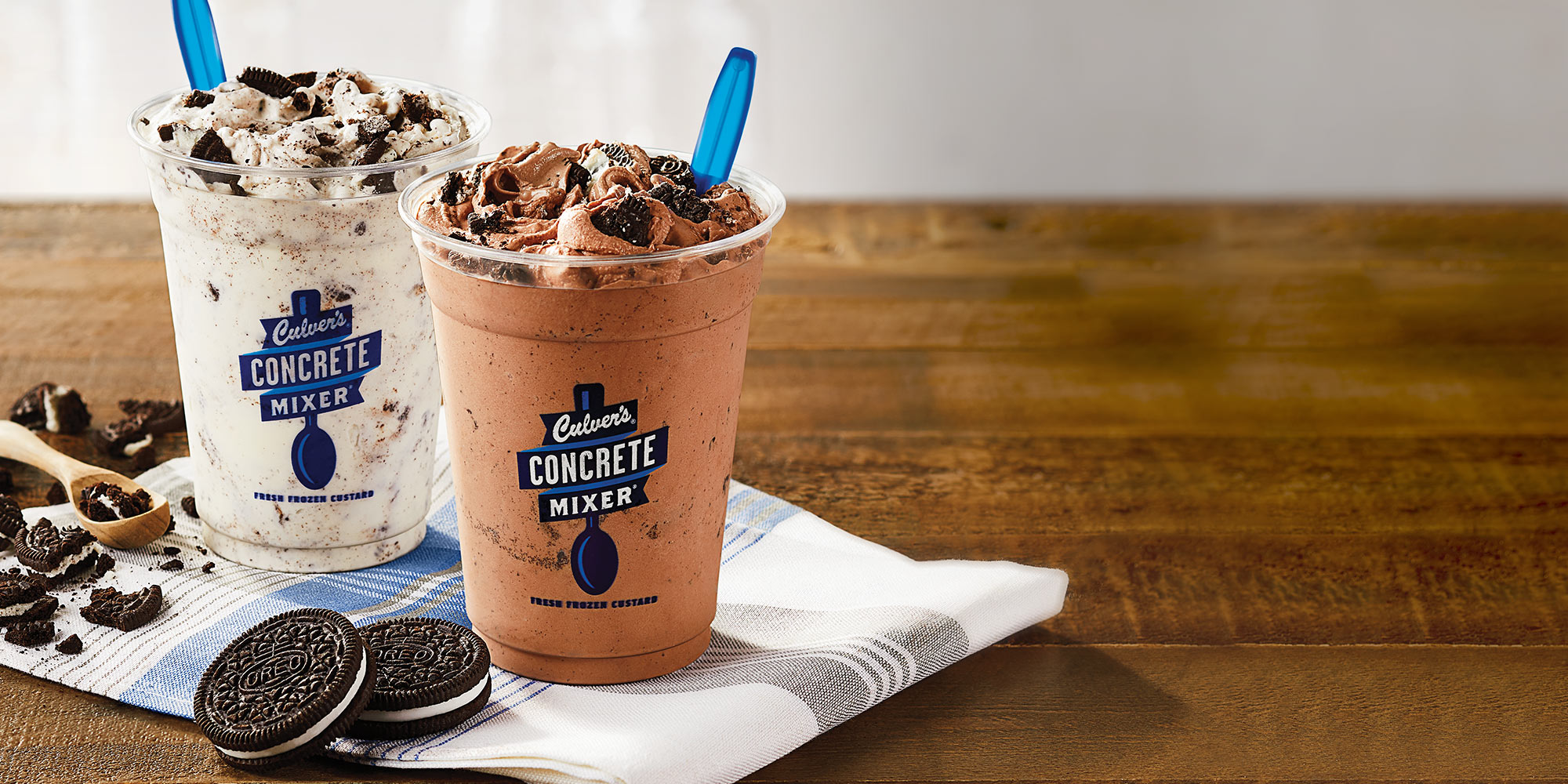 Concrete Mixers Hechos con Galletas Oreo