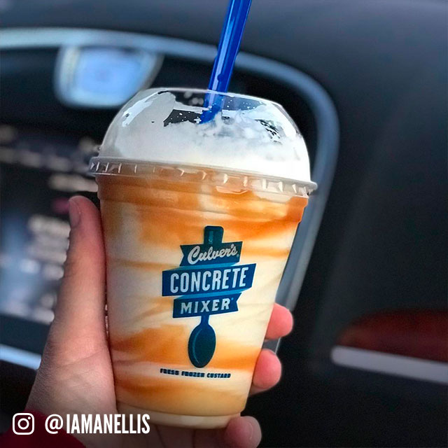 Concrete Mixers de Caramelo Salado y calabaza