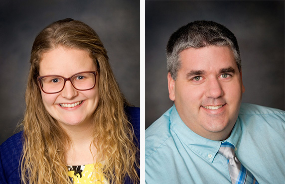 Sally Ladsten (left) and Troy Talford (right)