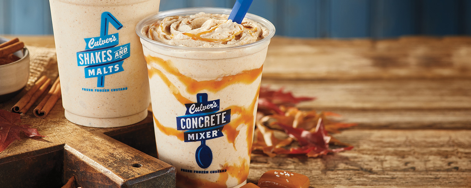 Salted Caramel Pumpkin Concrete Mixers